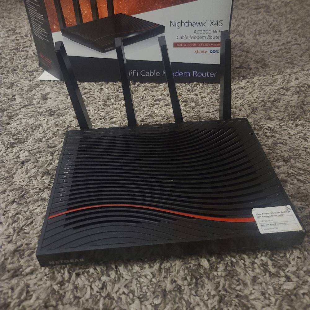 Netgear Nighthawk X4s AC3200 WiFi Cable Modem Router